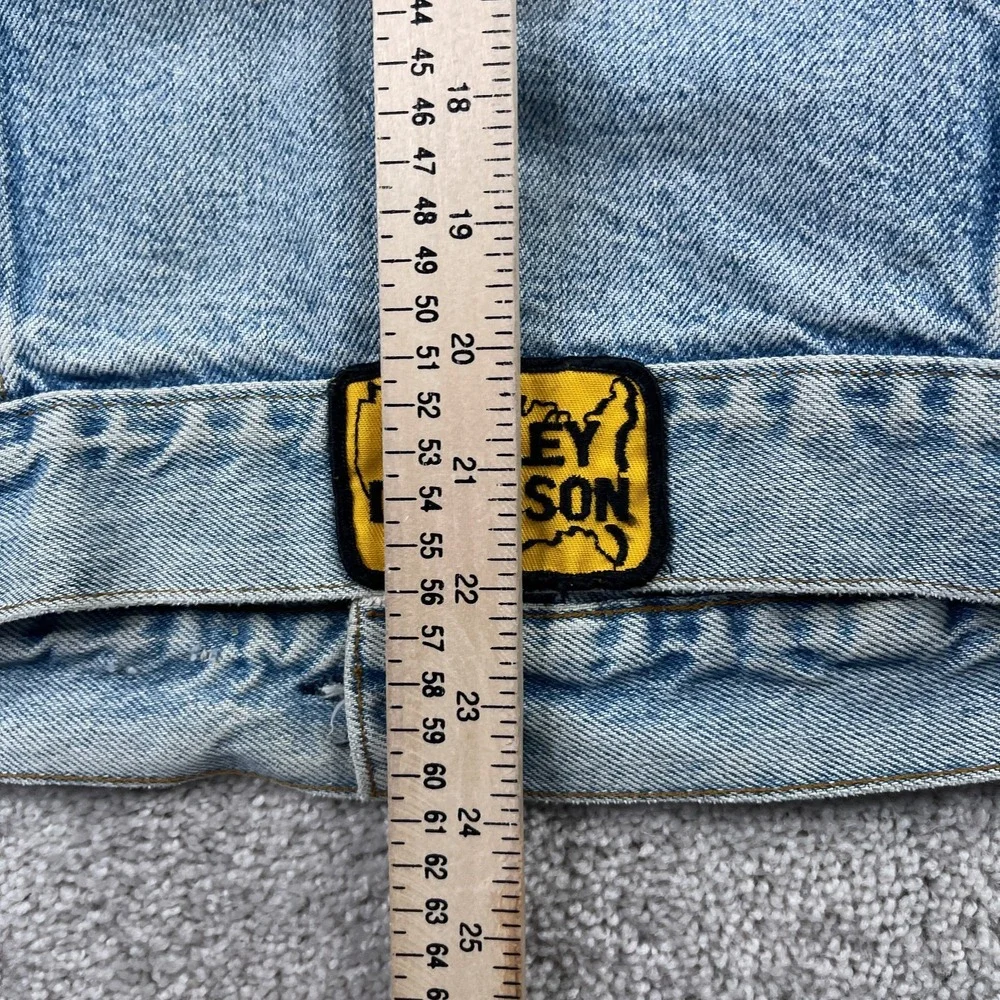 Vintage Levis Denim Jacket Mens 40R Blue Trucker Biker‎ Harley Made in USA 70506